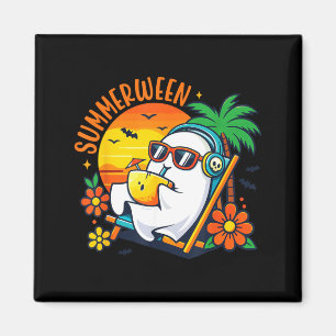 Imã Verão engraçado do fantasma do Halloween do verão
