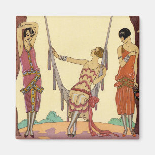 Imã Verão na França Art Deco