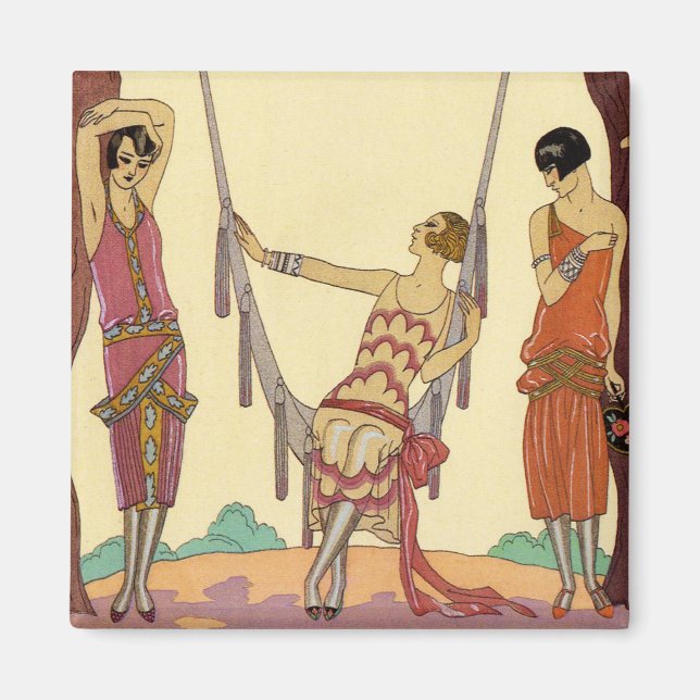 Imã Verão na França Art Deco (Frente)