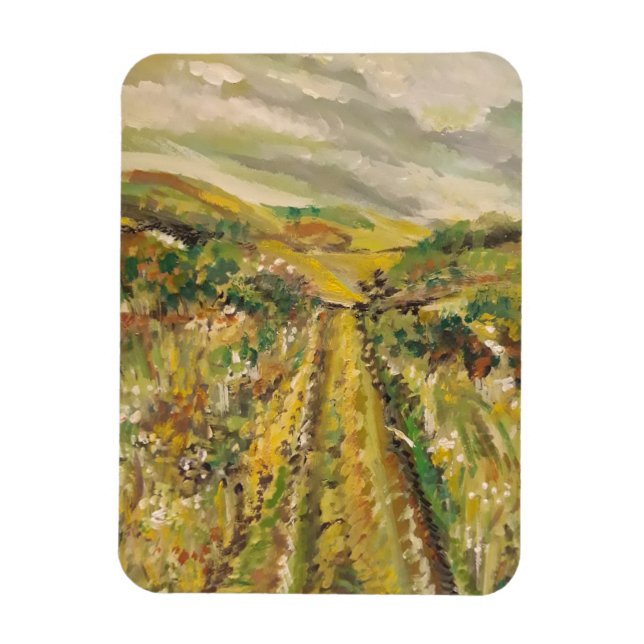 Ímã Verão nas colinas (Vertical)