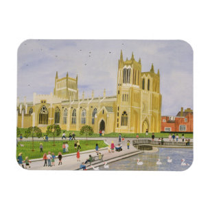 Ímã Verde 1989 da catedral e da faculdade de Bristol