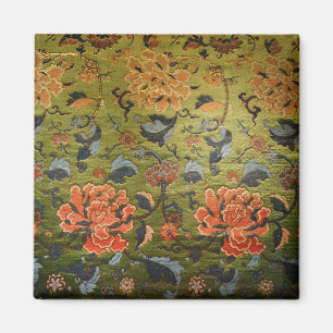 Imã Verde Brocade Chinês