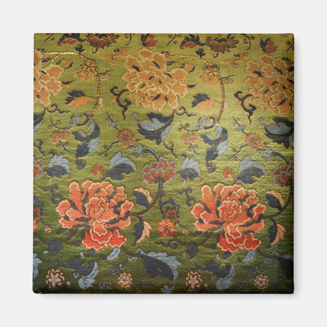 Imã Verde Brocade Chinês (Frente)