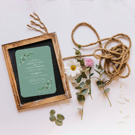 Ímã Verde-casado Eucalyptus botânico verde-marinho