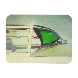 Ímã Verde de Cabine de Avião Antigo