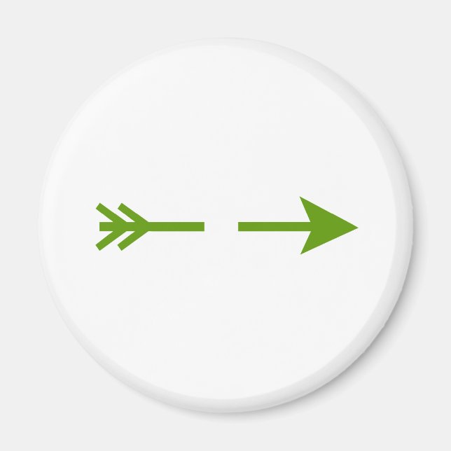 Imã Verde De Seta Quebrou Os Presentes Do Zazzle MUSEU (Frente)