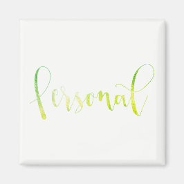 Imã Verde do Home Office do Planejador Semanal de Even