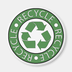 Imã Verde do reciclar