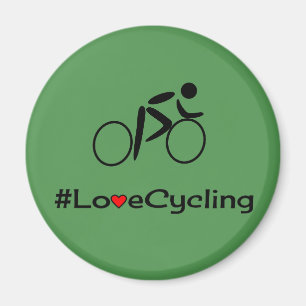 Imã Verde do subtítulo do ciclismo do amor