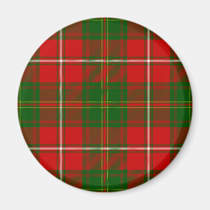 Imã Verde e Vermelho Clan Hay Tartan
