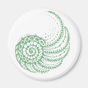 Imã Verde espiral orgânico