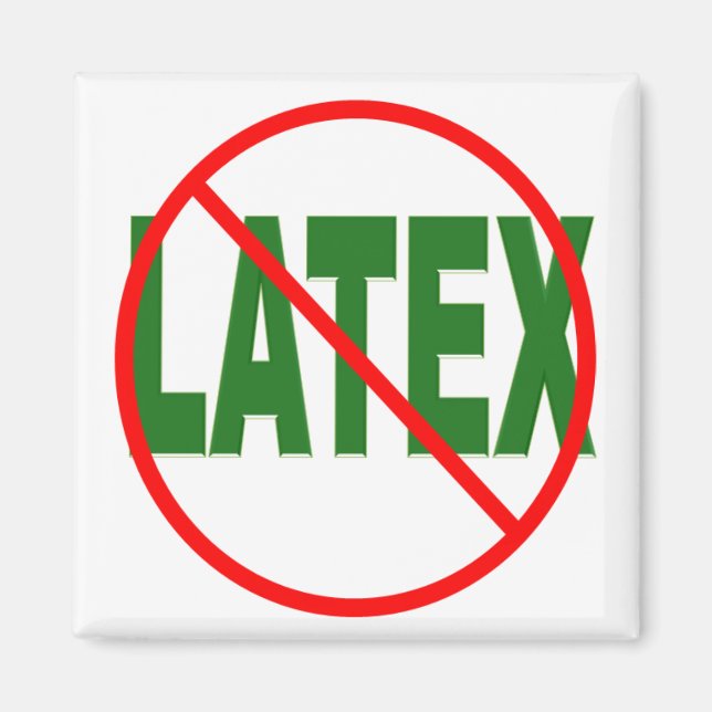 Imã Verde-látex, NÃO (Frente)