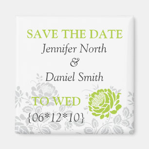 Imã Verde limão Guardar As Datas