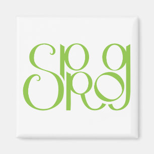 Imã verde limão Sprog