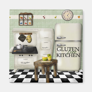 Imã Verde sem glúten da cozinha