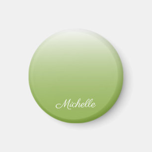 Imã Verde-verde-verde-gradiente personalizado