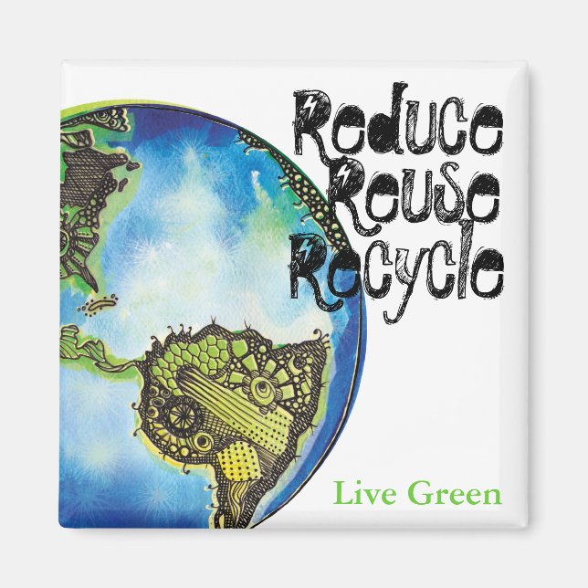 Imã Verde vivo (Frente)