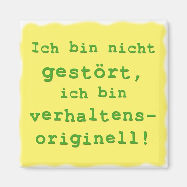 Imã verhaltensoriginell (Frente)