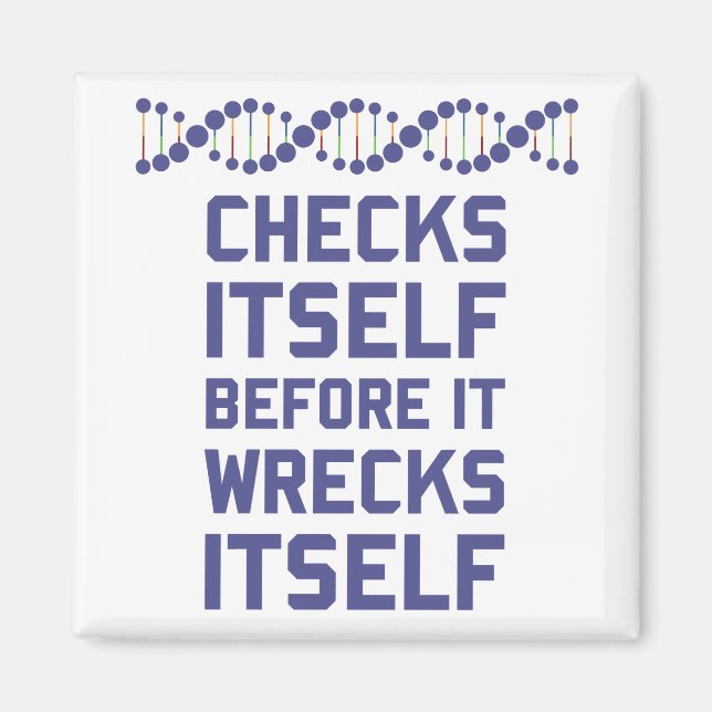 Imã Verifique-Se Antes De Destruir Sua Genética De DNA (Frente)