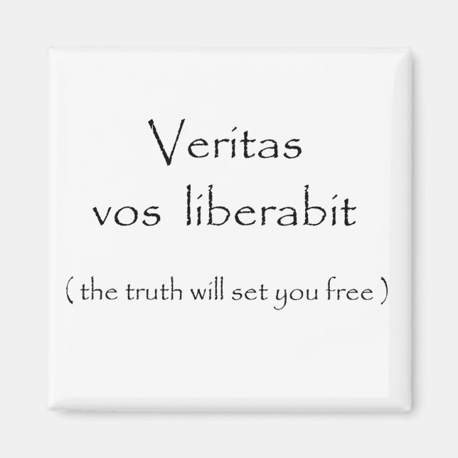 Imã Veritas vos liberabit-magnet (Frente)