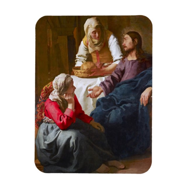 Ímã Vermeer - Cristo na Casa de Martha e Mary (Vertical)