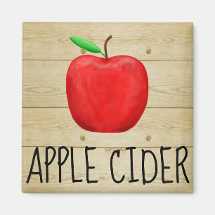 Imã Vermelho Apple da sidra de maçã
