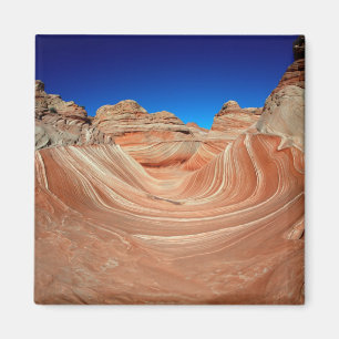 Imã Vermelho, bege e amarelo com vento e