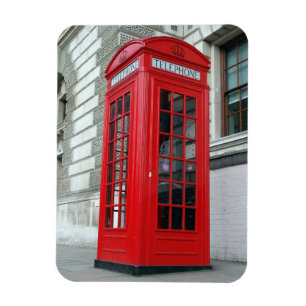 Ímã vermelho da caixa do telefone de Londres
