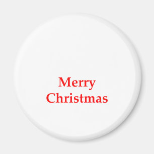Imã Vermelho do Feliz Natal os presentes de Zazzle do