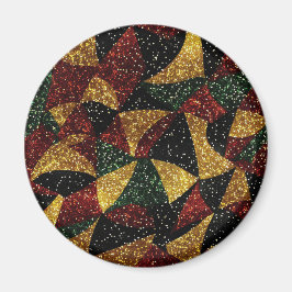 Imã Vermelhos Amarelos Verdes Ondas Festivas