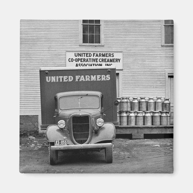 Imã Vermont Dairy Co-op, anos 30 (Frente)