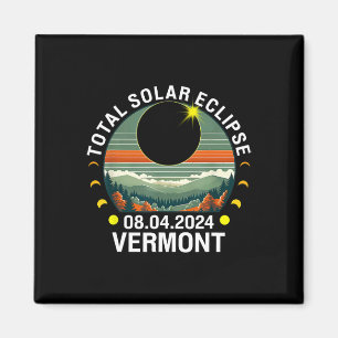 Imã Vermont Eclipse 4.08.24 América Total Eclips Solar