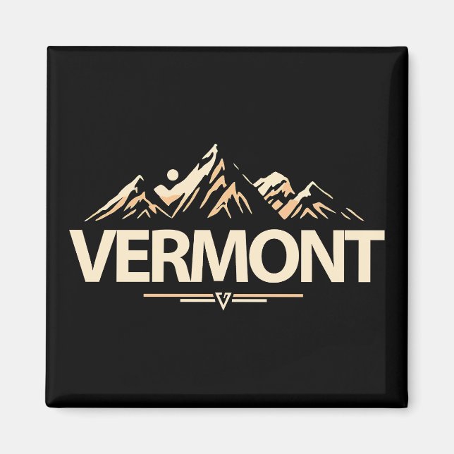 Imã Vermont Estados Unidos da América (Frente)