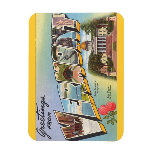 Ímã Vermont Magnet (Vertical)