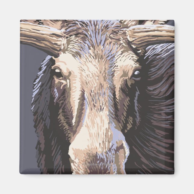 Imã VermontMoose para Cima (Frente)