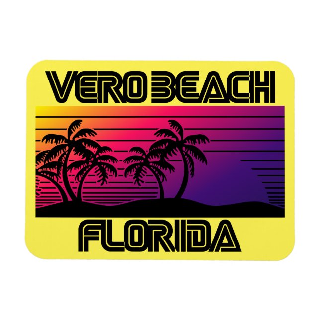Ímã Vero Beach Flórida (Horizontal)