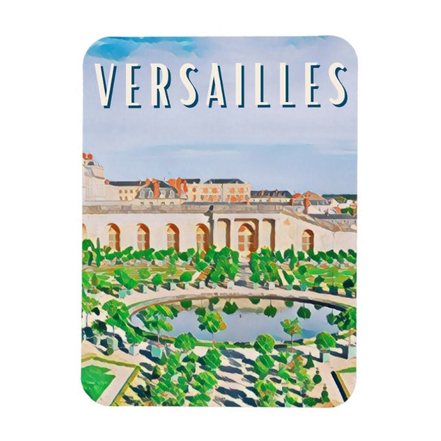 Ímã Versailles Photo Vintage (Vertical)