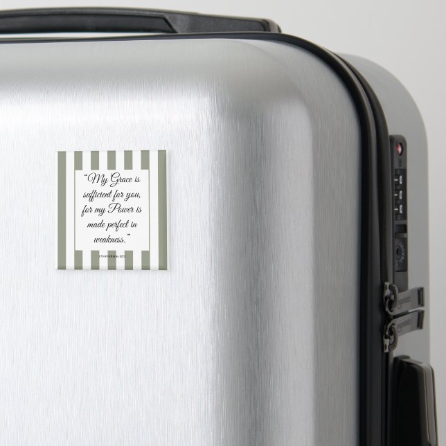 Imã Versículo Bíblico Inspirado na Fé (In Situ (Luggage))