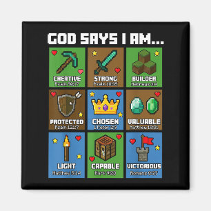 Imã Versículos da Bíblia Deus Diz Que Eu Sou Xel Art C