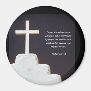 Imã Verso da bíblia do 4:6 dos PHILIPPIANS
