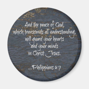 Imã Verso da bíblia do 4:7 dos Philippians