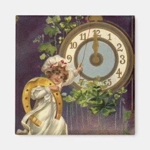 Imã Véspera de ano novo do Victorian do vintage, puls