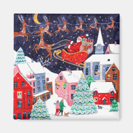 Imã Véspera de Natal na Aldeia Nórdica