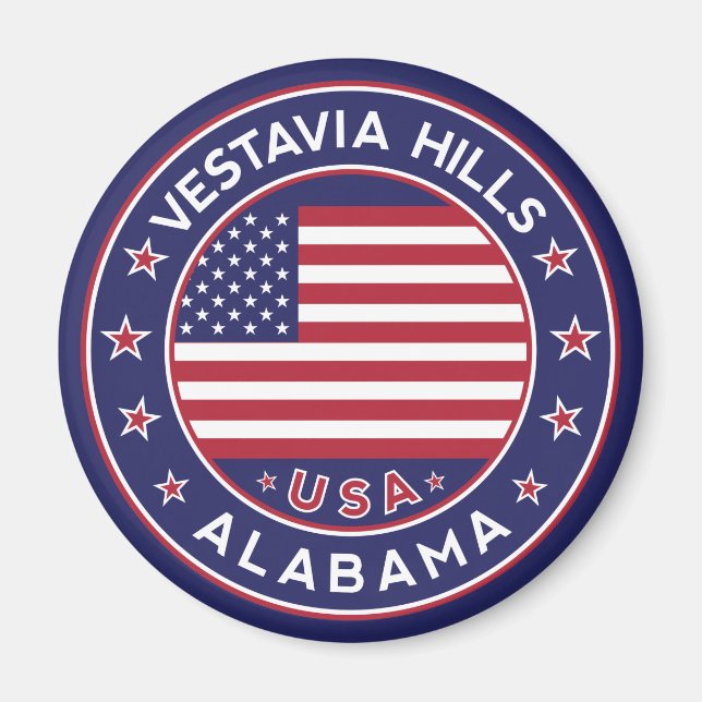 Imã Vestavia Colinas, Alabama (Frente)