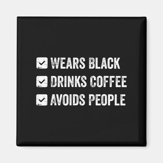 Imã Veste preto bebe café evita pessoas  (Frente)