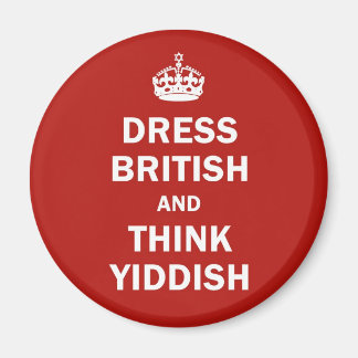 Imã Vestido britânico e Think iiddish