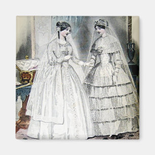 Imã Vestido de Casamento da Noiva Vintage