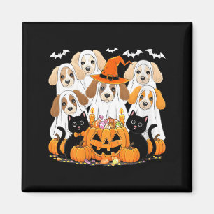 Imã Vestido de Halloween Feminino para Cachorro Fantas