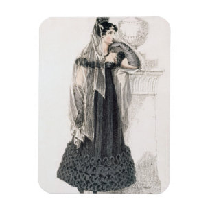 Ímã Vestido de lamentação, placa de forma do