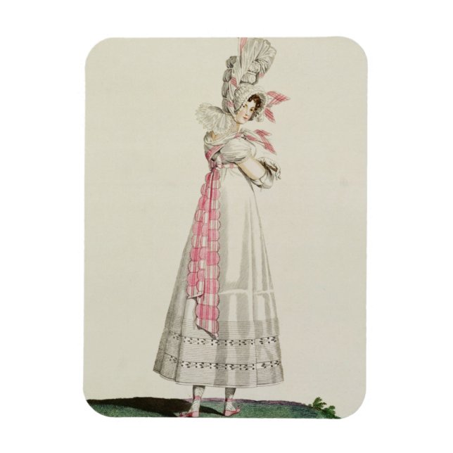 Ímã Vestido de verão, placa de moda de 'Incroyables et (Vertical)